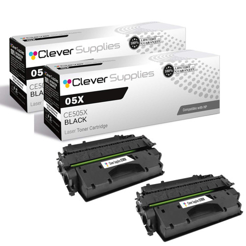 Compatible HP 05X (CE505X) Toner Cartridge 2 Black