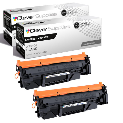Compatible HP 134A (W1340A) Toner Cartridge 2 Black