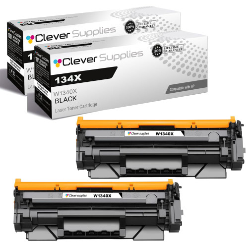 Compatible HP 134X (W1340X) Toner Cartridge 2 Black