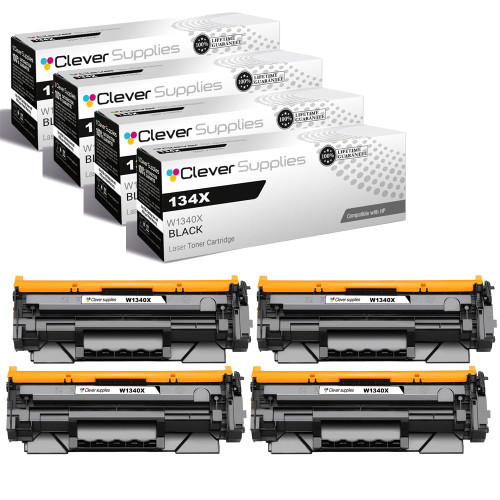 Compatible HP 134X (W1340X) Toner Cartridge 4 Black