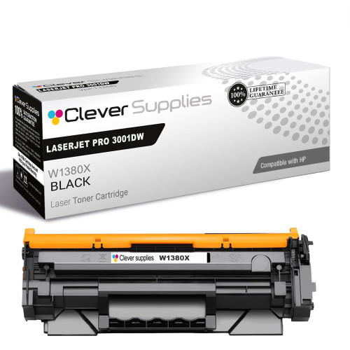 Compatible HP 138X (W1380X) Toner Cartridge Black