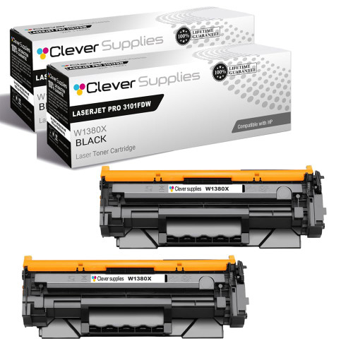 Compatible HP 138X (W1380X) Toner Cartridge 2 Black