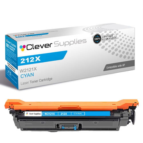 Compatible HP 212X (W2121X) Toner Cartridge Cyan