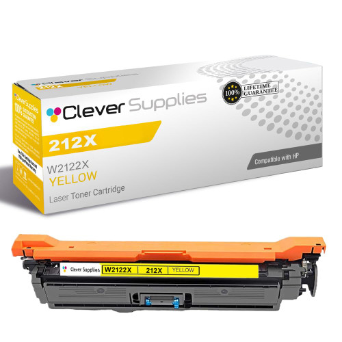 Compatible HP 212X (W2122X) Toner Cartridge Yellow