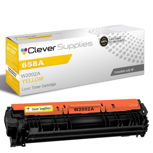 Compatible HP 658A (W2002A) Toner Cartridge Yellow