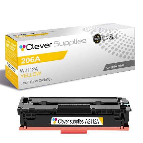 Compatible HP M255dw (W2112A) Toner Cartridge Yellow