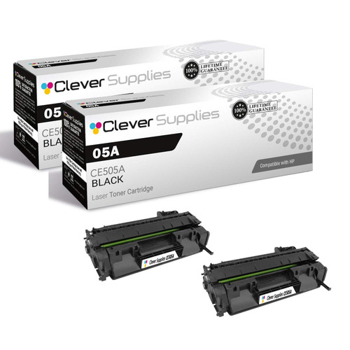 Compatible HP 05A (CE505A) Toner Cartridge 2 Black