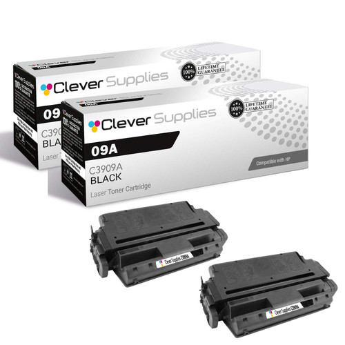 Compatible HP 09A (C3909A) Toner Cartridge 2 Black