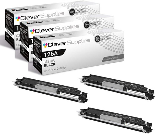 Compatible HP PRO M175 (CE310A) Toner Cartridge 3 Black