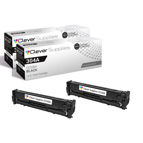 Compatible HP CM2320 (CE320A CE321A CE322A CE323A) Toner Cartridge 2 Black