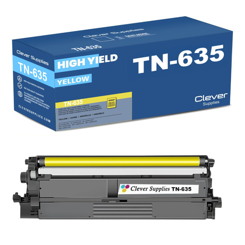 Compatible Brother TN635 (TN635Y) Toner Cartridge Yellow