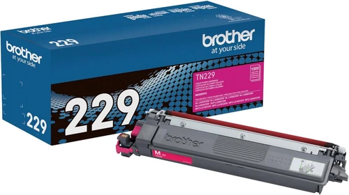 Brother TN229M Magenta Genuine OEM Toner Cartridge - 1,200 pages