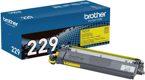 Brother TN229Y Yellow Genuine OEM Toner Cartridge - 1,200 pages