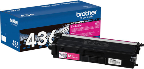 Brother TN436M High-yield Magenta Genuine OEM Toner Cartridge - 6,500 pages