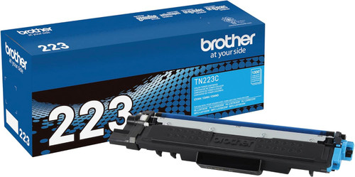 Brother TN223C Cyan Genuine OEM Toner Cartridge - 1,300 pages