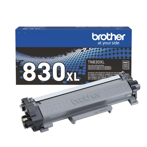 Brother TN830XL Black Genuine OEM Toner Cartridge - 3,000 pages