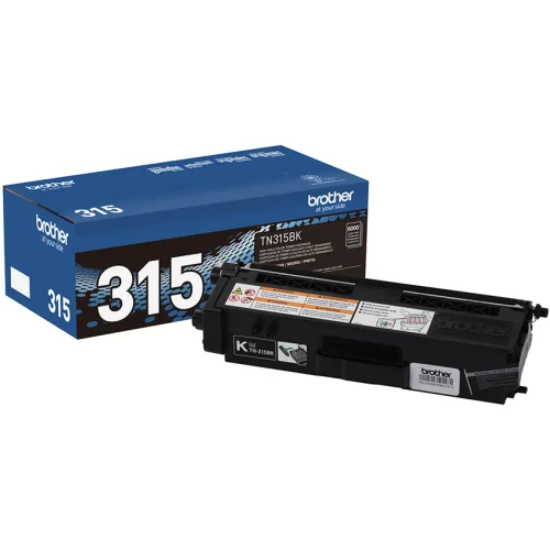Brother TN315BK High-yield Black Genuine OEM Toner Cartridge - 6,000 pages
