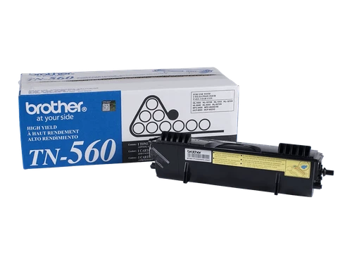 Brother TN560 High-yield Black Genuine OEM Toner Cartridge - 6,500 pages