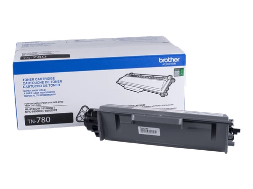 Brother TN780 Super High-yield Black Genuine OEM Toner Cartridge - 12,000 pages