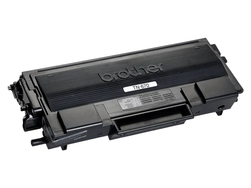 Brother TN670 Black Genuine OEM Toner Cartridge - 7,500 pages