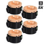Compatible Xerox 106R02180 Laser Toner Cartridge Black 5 Pack