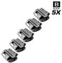 CS Compatible Replacement for HP C8061X Toner Cartridge High Yield Black 5 Pack/ HP 61X Toner