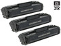 Compatible Canon FX-3 (1557A002BA) Toner Cartridges Black 3 Pack