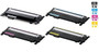 Compatible Samsung CLP-367W Laser Toner Cartridges 4 Color Set