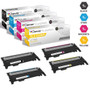 Compatible Samsung CLX-3306W Laser Toner Cartridges 4 Color Set