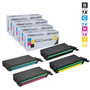 Compatible Samsung CLX-6220FX/XAA Premium Quality Laser Toner Cartridges 4 Color Set
