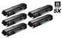 Compatible Dell 3335 Toner Cartridge High Yield Black 5 Pack