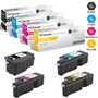 Compatible Dell E525W Premium Quality Laser Toner Cartridges 4 Color Set