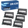 Compatible Brother DR630 Drum Unit 5 Cartridge Set