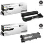 Compatible Brother DR630-TN630 Black Drum and 2 Toner Cartridge Set