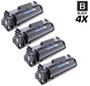 CS Compatible Replacement for HP Q2612AJ Toner Cartridge Black Jumbo Yield 4 Pack/ HP 12AJ Toner