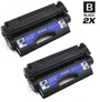 CS Compatible Replacement for HP Q2624XX Toner Cartridge Black 2 Pack Maximum Yield/ HP 24XX Toner