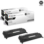 CS Compatible Replacement for HP 124A Color LaserJet Toner Cartridges/ Two Pack Black Q6000AD