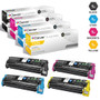 CS Compatible Replacement for HP 122A Premium Quality Toner Cartridges 4 Color Set (Q3960A/ Q3961A/ Q3962A/ Q3963A)