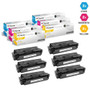 CS Compatible Replacement for HP 410X Laser Toner Cartridges High Yield 2 X CMY - 6 Color Set (CF411X/ CF413X/ CF412X)
