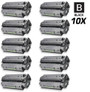 CS Compatible Replacement for HP C7115X Toner Cartirdge High Yield Black 10 Pack/ HP 15X Toner