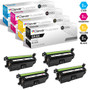 CS Compatible Replacement for HP Enterprise 600 flow M680 Toner Cartridge Color Laserjet 4 Color Set