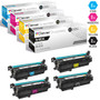 CS Compatible Replacement for HP Enterprise CM4540fskm mfp Toner Cartridge Color Laserjet 4 Color Set