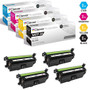 CS Compatible Replacement for HP Enterprise flow M680 Toner Cartridge Color Laserjet 4 Color Set