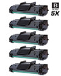 Compatible Samsung ML-1610D2 Laser Toner Cartridges Black 5 Pack