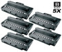 Compatible Samsung ML-2251N Laser Toner Cartridge Black 5 Pack