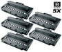 Compatible Samsung ML-2251NP Laser Toner Cartridge Black 5 Pack