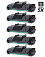 Compatible Samsung ML-2571N/XAA Laser Toner Cartridges Black 5 Pack