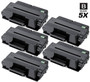 Compatible Samsung ML-3312ND High Yield Laser Toner Cartridges Black 5 Pack