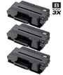 Compatible Samsung MLT-D205L High Yield Laser Toner Cartridge Black 3 Pack