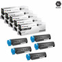 Compatible Okidata B411DN Laser Toner Cartridges Black 5 Pack